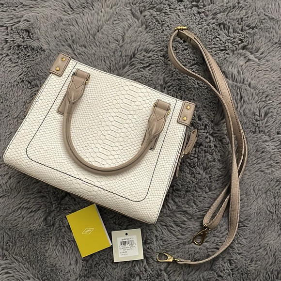 Fossil Claire Mini Satchel in Snakeskin Texture - Picture 2 of 15